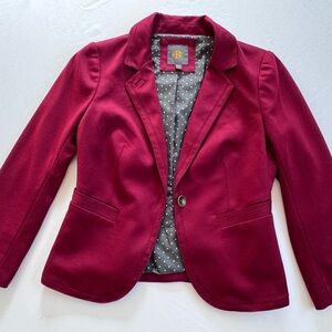 The Limited Deep Red Women's Blazer